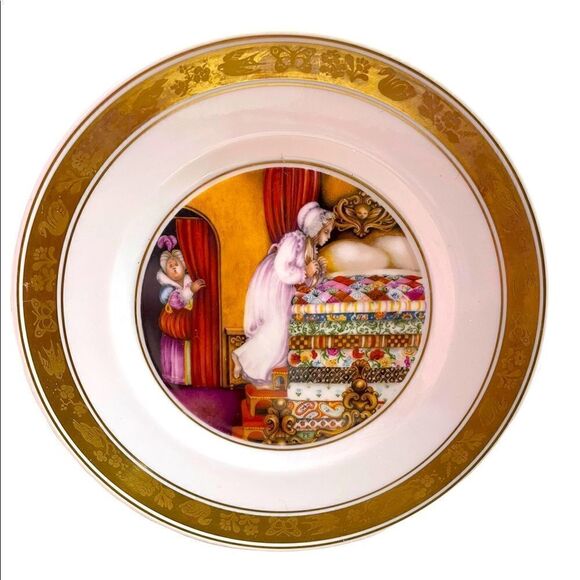 Vintage Accent Decor Royal Copenhagen Hans Christian Andersen Fairytale Plate - Picture 1 of 9
